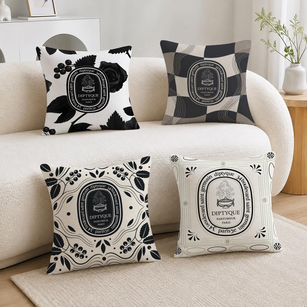 Home Fragrance Diptyque - Geurmerk Diptyque Kussenhoes Zachte Pluche Kussenhoezen