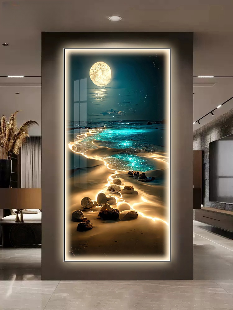 Home Fragrance Ocean Breeze - Oceaan Golven Wandlamp Entree Decoratie Licht