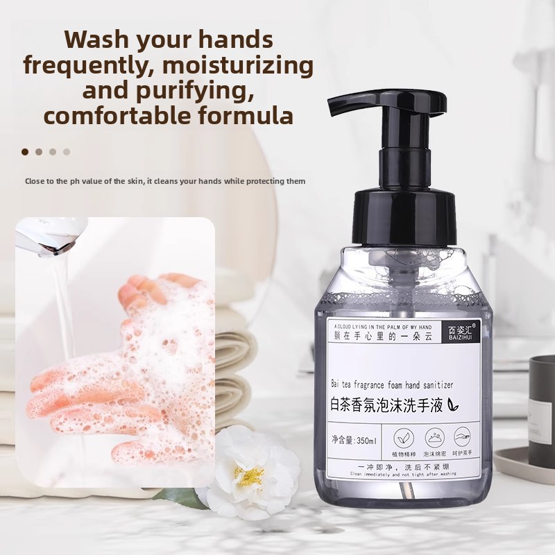 Witte thee schuimhanddesinfect - Home Fragrance Units recensie en prijs