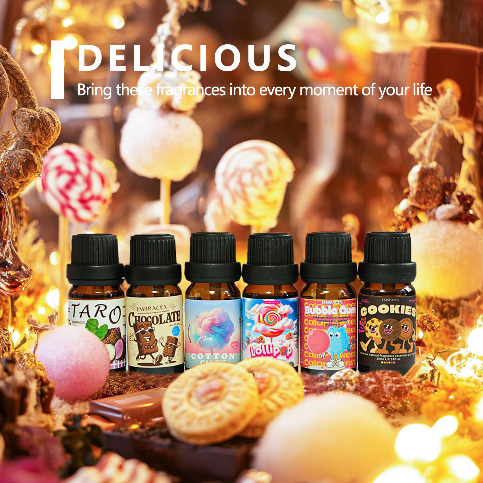 6PC/1Set Heerlijke Geuroliën C - Home Fragrance Oil Diffuser recensie en prijs