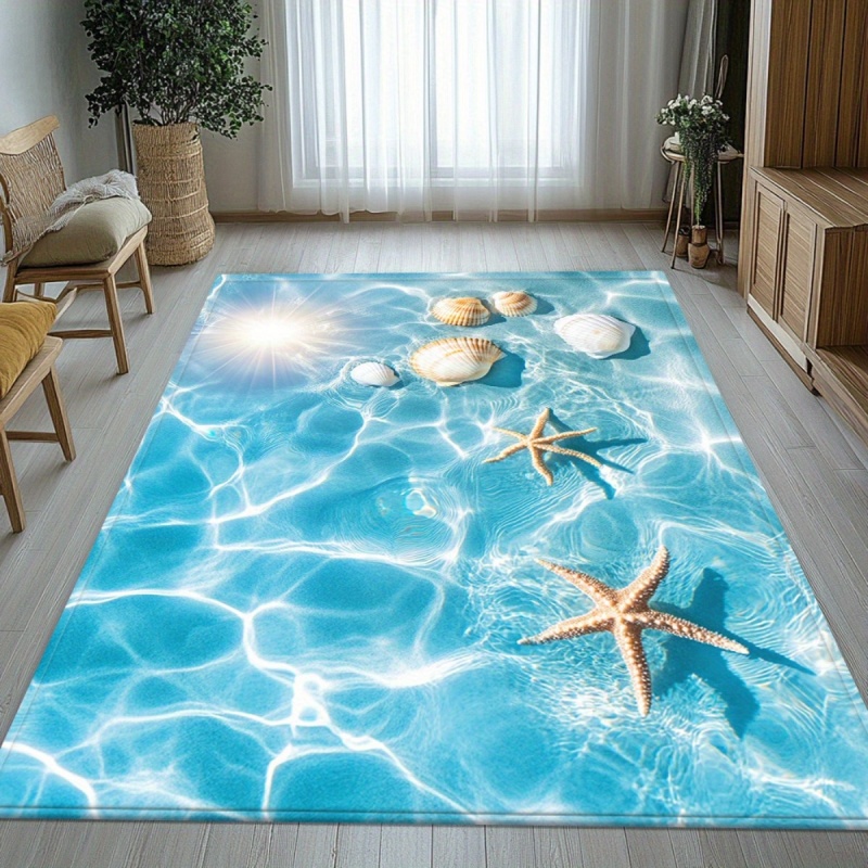 Groot tapijt met helderblauwe  - Home Fragrance Ocean Breeze recensie en prijs