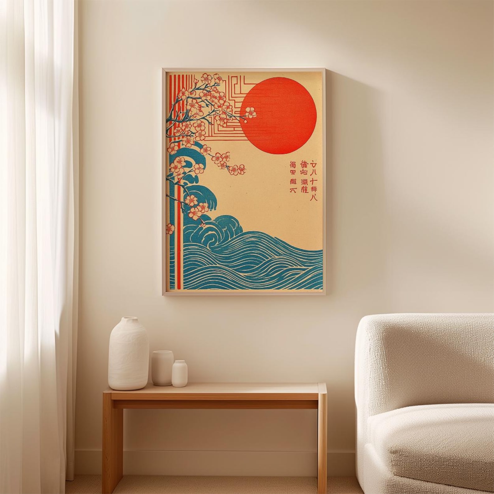Japanse Wave & Sakura Poster P - Home Fragrance Ocean Breeze recensie en prijs