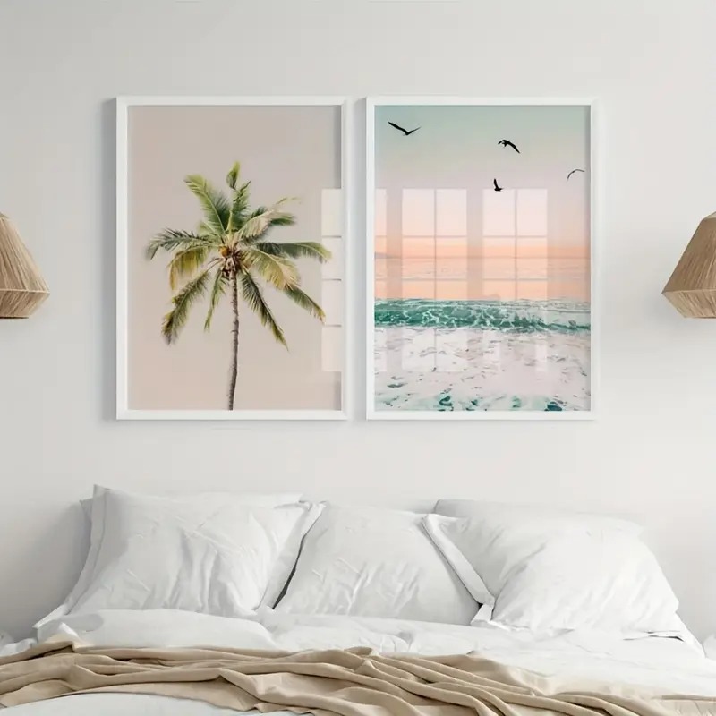 Tropische pastel strand canvas - Home Fragrance Ocean Breeze recensie en prijs
