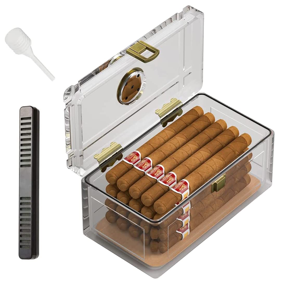Acryl Sigaar Humidor Met Ceder - Home Fragrance Maple Walnut recensie en prijs